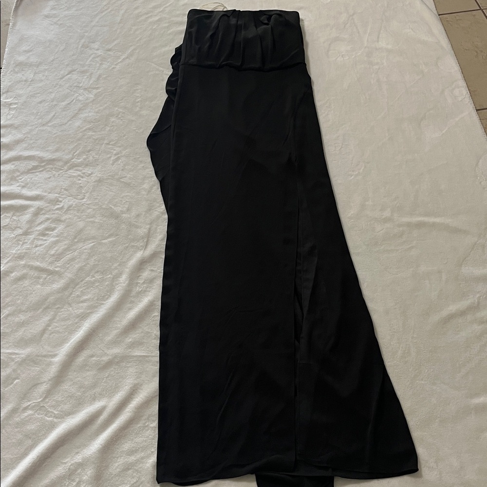 Halston Heritage Black Strapless Gown - Picture 5 of 12